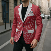 Custom World Football 2026 Austria Blazer Austrian Eagles Red Glory