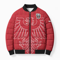 Custom World Football 2026 Austria Bomber Puffer Jacket Austrian Eagles Red Glory