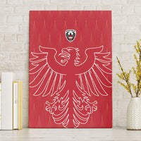 World Football 2026 Austria Canvas Wall Art Austrian Eagles Red Glory