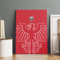 World Football 2026 Austria Canvas Wall Art Austrian Eagles Red Glory