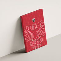 World Football 2026 Austria Canvas Wall Art Austrian Eagles Red Glory