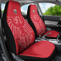 World Football 2026 Austria Car Seat Cover Austrian Eagles Red Glory