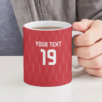 Custom World Football 2026 Austria Ceramic Mug Austrian Eagles Red Glory