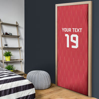 Custom World Football 2026 Austria Door Cover Austrian Eagles Red Glory
