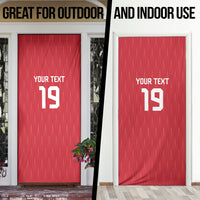 Custom World Football 2026 Austria Door Cover Austrian Eagles Red Glory