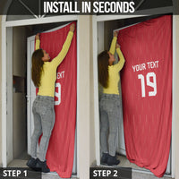 Custom World Football 2026 Austria Door Cover Austrian Eagles Red Glory