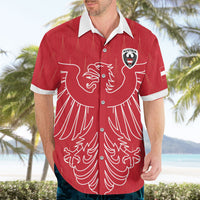 Custom World Football 2026 Austria Hawaiian Shirt Austrian Eagles Red Glory
