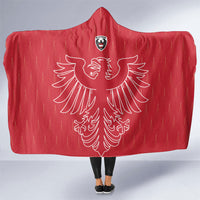 World Football 2026 Austria Hooded Blanket Austrian Eagles Red Glory