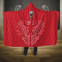 World Football 2026 Austria Hooded Blanket Austrian Eagles Red Glory