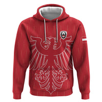 Custom World Football 2026 Austria Hoodie Austrian Eagles Red Glory