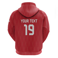 Custom World Football 2026 Austria Hoodie Austrian Eagles Red Glory