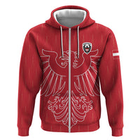 Custom World Football 2026 Austria Hoodie Austrian Eagles Red Glory