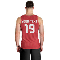 Custom World Football 2026 Austria Men Tank Top Austrian Eagles Red Glory