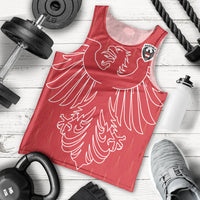 Custom World Football 2026 Austria Men Tank Top Austrian Eagles Red Glory