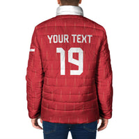Custom World Football 2026 Austria Padded Jacket Austrian Eagles Red Glory