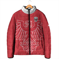 Custom World Football 2026 Austria Padded Jacket Austrian Eagles Red Glory