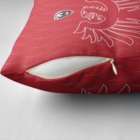 World Football 2026 Austria Pillow Cover Austrian Eagles Red Glory