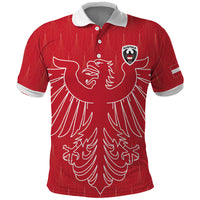 Custom World Football 2026 Austria Polo Shirt Austrian Eagles Red Glory