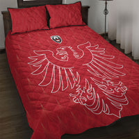 World Football 2026 Austria Quilt Bed Set Austrian Eagles Red Glory