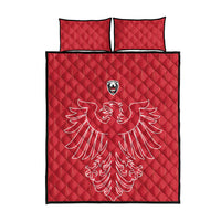 World Football 2026 Austria Quilt Bed Set Austrian Eagles Red Glory