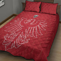 World Football 2026 Austria Quilt Bed Set Austrian Eagles Red Glory