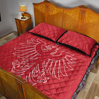 World Football 2026 Austria Quilt Bed Set Austrian Eagles Red Glory