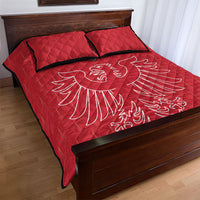 World Football 2026 Austria Quilt Bed Set Austrian Eagles Red Glory