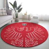 World Football 2026 Austria Round Carpet Austrian Eagles Red Glory