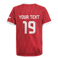 Custom World Football 2026 Austria Rugby Jersey Austrian Eagles Red Glory