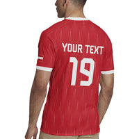 Custom World Football 2026 Austria Rugby Jersey Austrian Eagles Red Glory