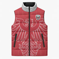 Custom World Football 2026 Austria Sleeveless Puffer Jacket Austrian Eagles Red Glory