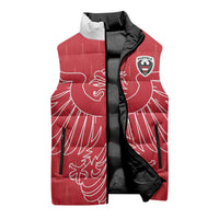 Custom World Football 2026 Austria Sleeveless Puffer Jacket Austrian Eagles Red Glory