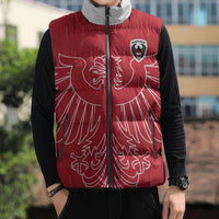 Custom World Football 2026 Austria Sleeveless Puffer Jacket Austrian Eagles Red Glory