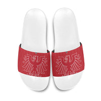 World Football 2026 Austria Slide Sandals Austrian Eagles Red Glory
