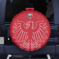 World Football 2026 Austria Spare Tire Cover Austrian Eagles Red Glory