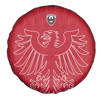 World Football 2026 Austria Spare Tire Cover Austrian Eagles Red Glory