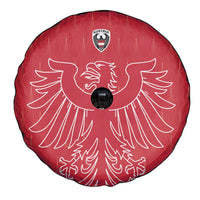 World Football 2026 Austria Spare Tire Cover Austrian Eagles Red Glory