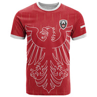 Custom World Football 2026 Austria T Shirt Austrian Eagles Red Glory