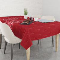 World Football 2026 Austria Tablecloth Austrian Eagles Red Glory