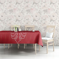 World Football 2026 Austria Tablecloth Austrian Eagles Red Glory