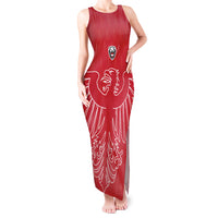 Custom World Football 2026 Austria Tank Maxi Dress Austrian Eagles Red Glory