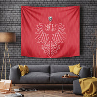 World Football 2026 Austria Tapestry Austrian Eagles Red Glory