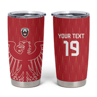 Custom World Football 2026 Austria Tumbler Cup Austrian Eagles Red Glory