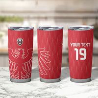 Custom World Football 2026 Austria Tumbler Cup Austrian Eagles Red Glory