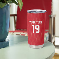 Custom World Football 2026 Austria Tumbler Cup Austrian Eagles Red Glory