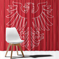 World Football 2026 Austria Window Curtain Austrian Eagles Red Glory