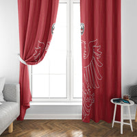 World Football 2026 Austria Window Curtain Austrian Eagles Red Glory