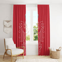 World Football 2026 Austria Window Curtain Austrian Eagles Red Glory