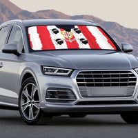 Italy Sardinia Auto Sun Shade Moor's Head With Coat Of Arms - Wonder Print Shop