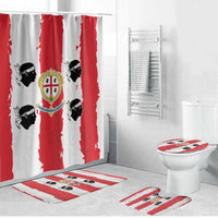 Italy Sardinia Bathroom Set Moor's Head With Coat Of Arms - Wonder Print Shop